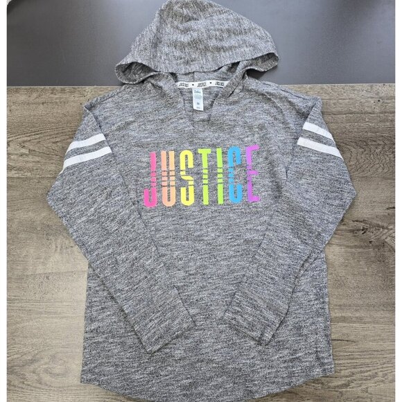 Justice Shirt Bundle Lot Of 3 Lightweight Hooded Tops Pullover Gymnast Size 10 - Picture 2 of 9